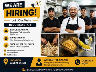 Sweets & Bakery Shop – Staff Required
