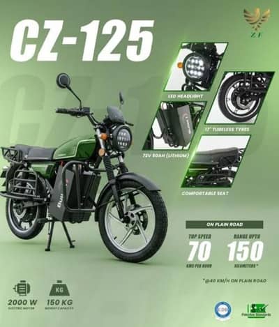 Zhong Fa CZ 125 - Electric Bike Self-Start Imported 2026 03190252896