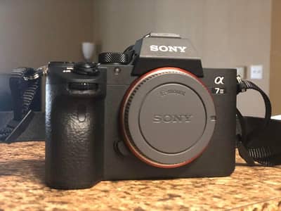 Sony A7iii Body With Original Battery, Charger, Strap and Box.