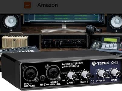 Studio Audio Interface Sound Card 0325-76-555-25 Professional Result .