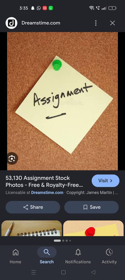 Assignment work