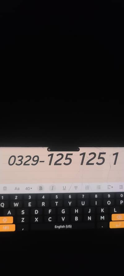 Golden Number for sale 0329/  125  125  1 Ř$[7500]