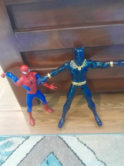Spiderman & Batman Imported Action Figures & Free PopIT