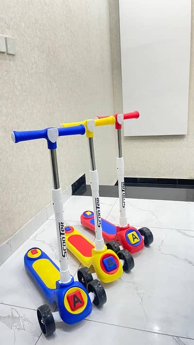 AZAADI OFFER !! 3 Wheel Kids Scooty China Imported