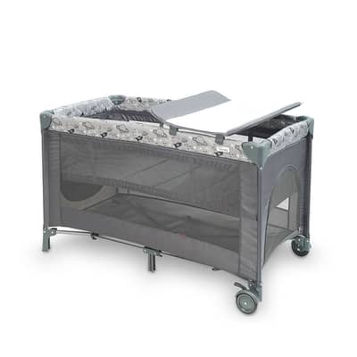 Baby Cot & Playpen with Diaper platform & Mosquito Net (Just Box Open)