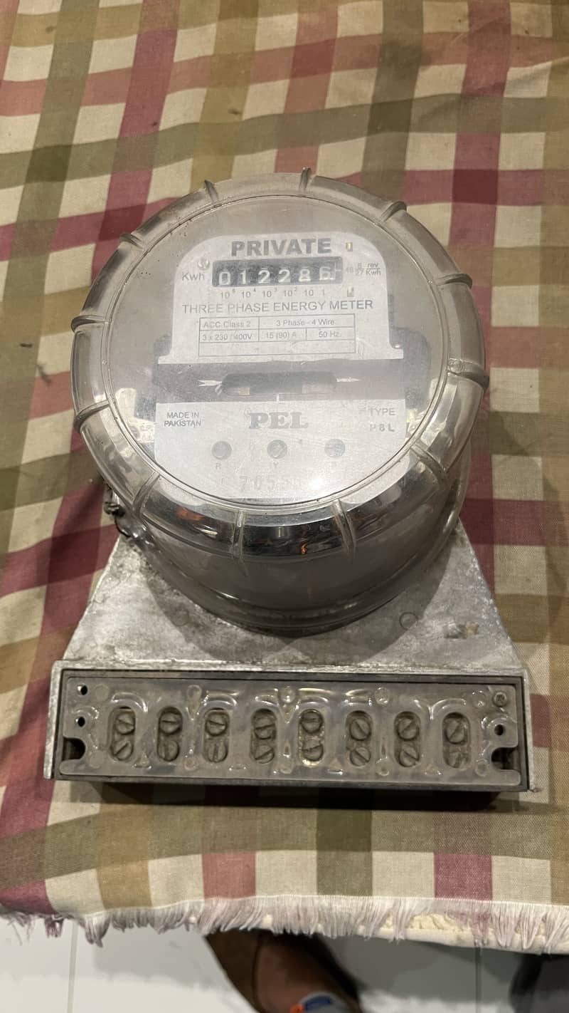 PELL three phase electric meter 0