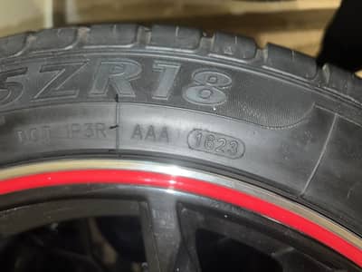 Rims and tyres 18 inch honda