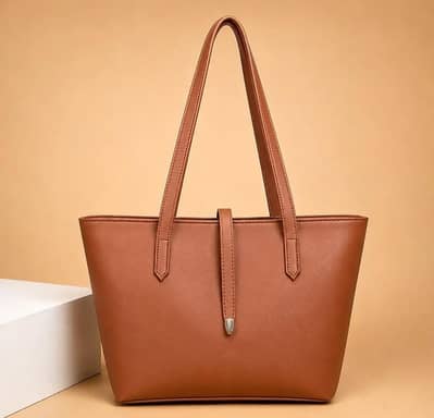 plain leather bag