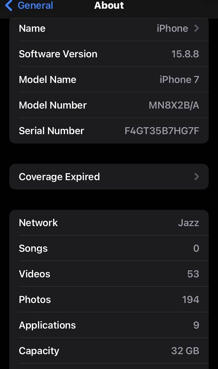 Apple iPhone 7 0