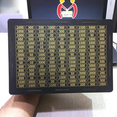 Umrah saving box golden black wood 210k