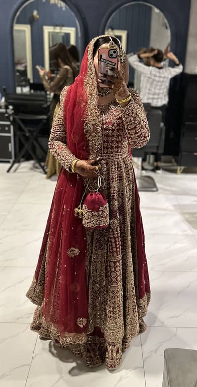 Walima and Baraat Dresses for sale Size Medium