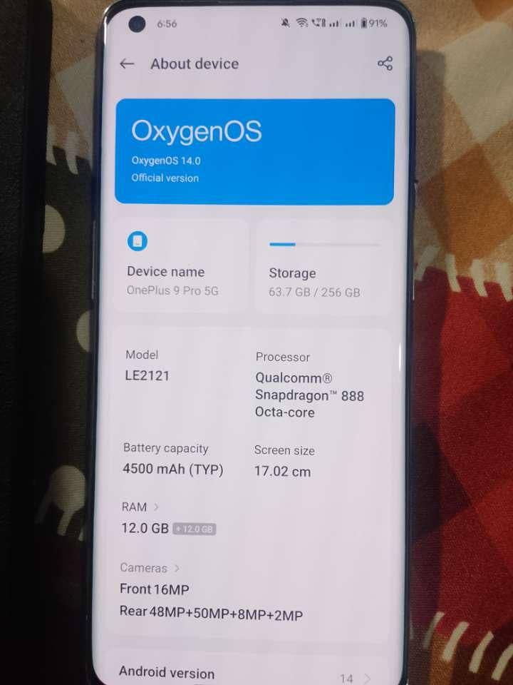 One Plus 9 Pro 3