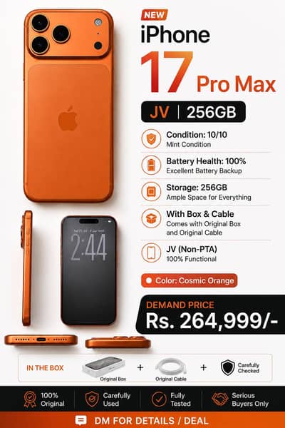 Apple iPhone 17 Pro Max jv 256gb 15 pro max 16 pro max