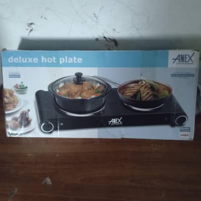 dual hot plate anex Germany only one month used. just like new. rs15000