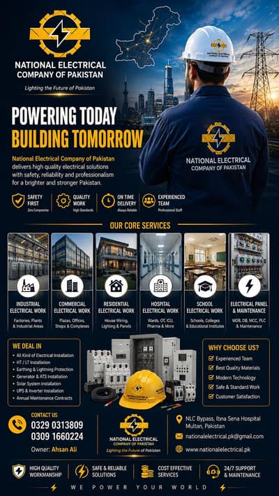 Electrical service in multan. Lahore . Rawalpindi Karachi