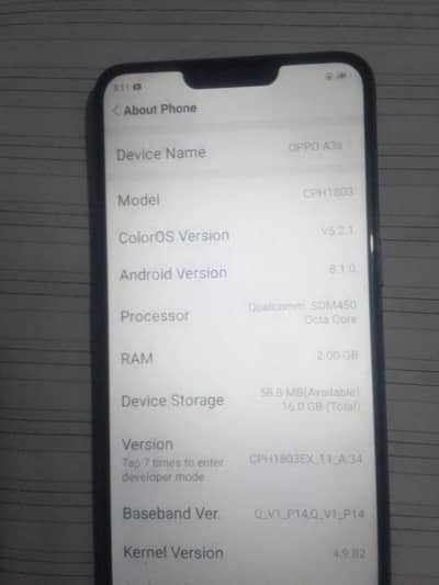 OPPO A3s