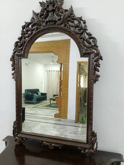 Sheesham Console table with mirror