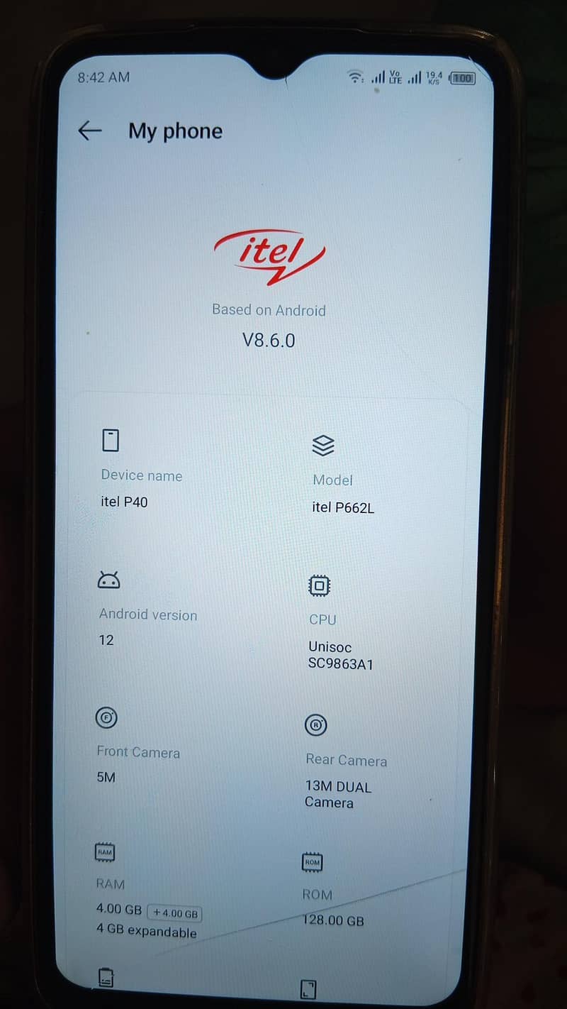 Itel P40 3