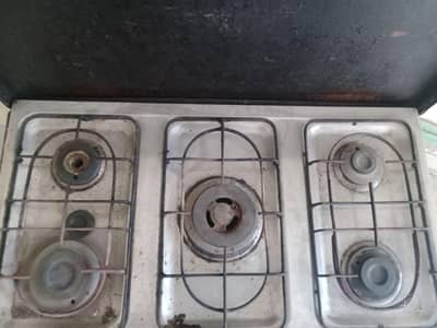 (Used) Free-standing Cooking Range.