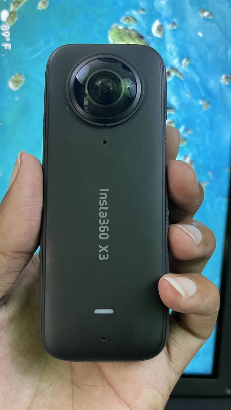  Insta360 X3 360° ایکشن کیمرا – بہترین کنڈیشن | فل باکس پیک 3