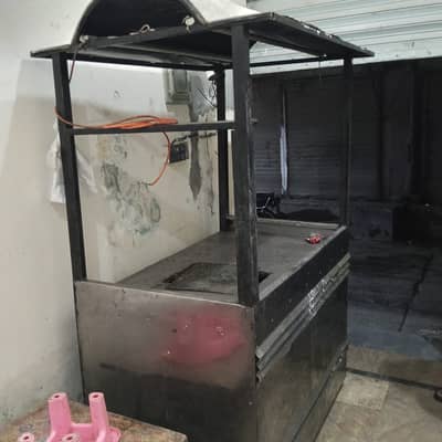 Stand Ideal For Food With Large Drawer and LED Lights