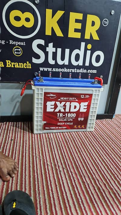 Exide TR-1800 Tall Tubular Battery (12V 185Ah)