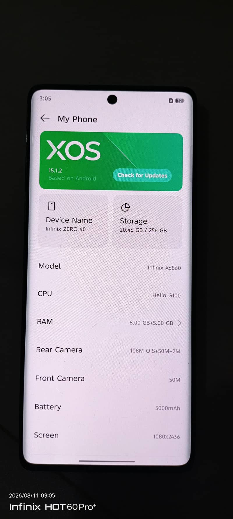 Infinix Zero 40 8