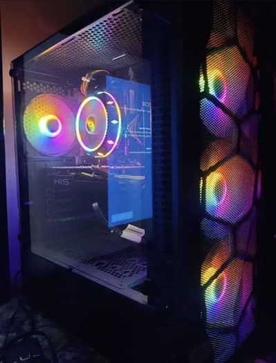 Complete Gaming Pc Core i5 6th Gen | RX580 8GB | 16GB Ram | RGB setup