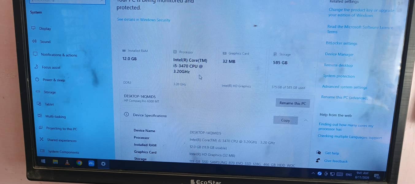 Hp i5 3rd generation 4