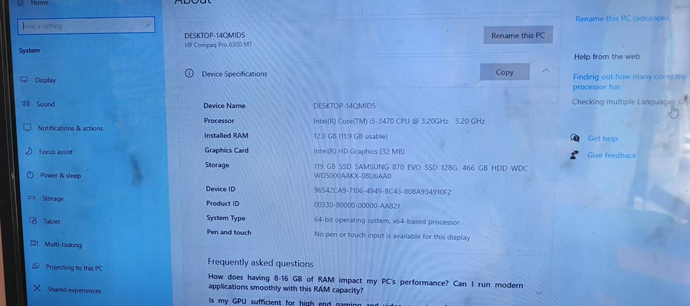 Hp i5 3rd generation 5