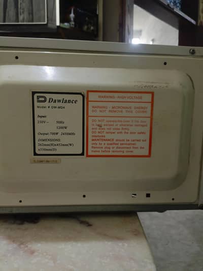 Dawlance oven 10/10