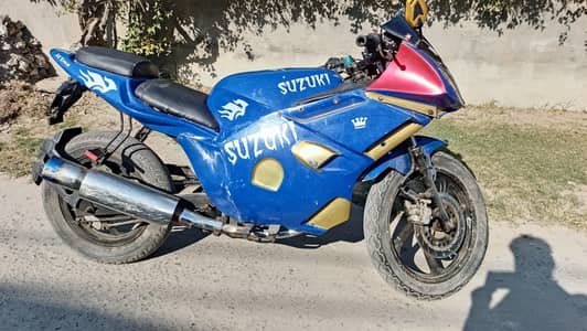 Suzuki GS150 convert into heavy bike