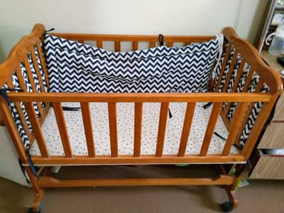Wooden Baby Cot