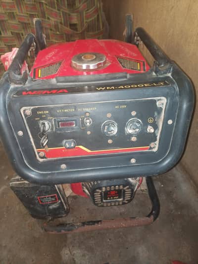 Wema WM-4000E-LT, portable petroleum and gas combined generator. For s