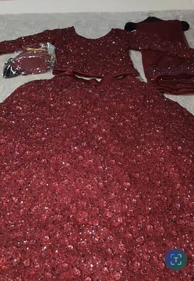 Bridal Lehnga(Maroon Colour)