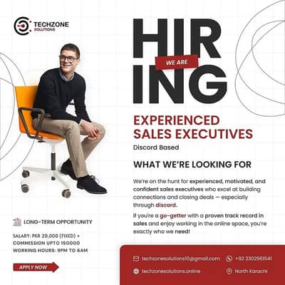 Sales Executive Required || Male Jobs Only|| Night Shift || CSR