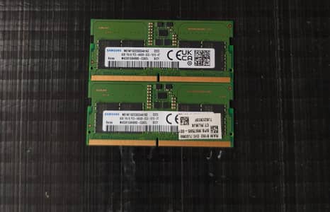 Samsung 16gb (8*2) DRR5 4800Mhz Rams