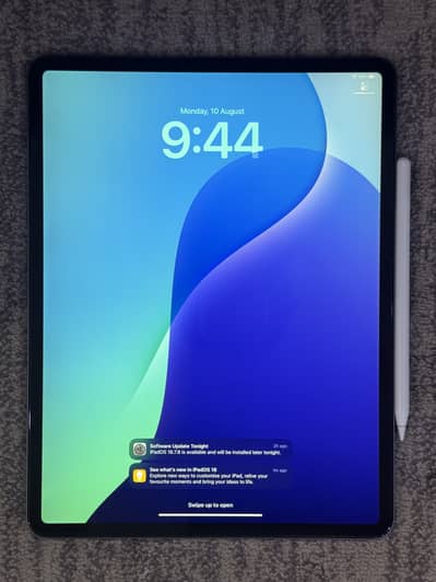 iPad Pro 12.9 4th Gen 256GB + Original Apple Pencil 2 | Excellent