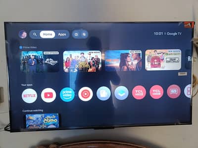TCL P7 43  inches google tv 10/10 condition awesome condition