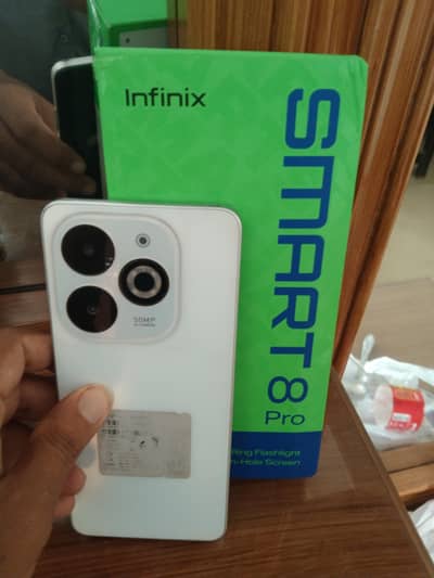 Infinix Hot 8 Pro 4+4+128 Complete box