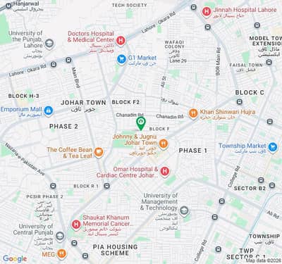 Spacious Commercial Plot Is Available In Johar Town Phase 1 - Block F For sale