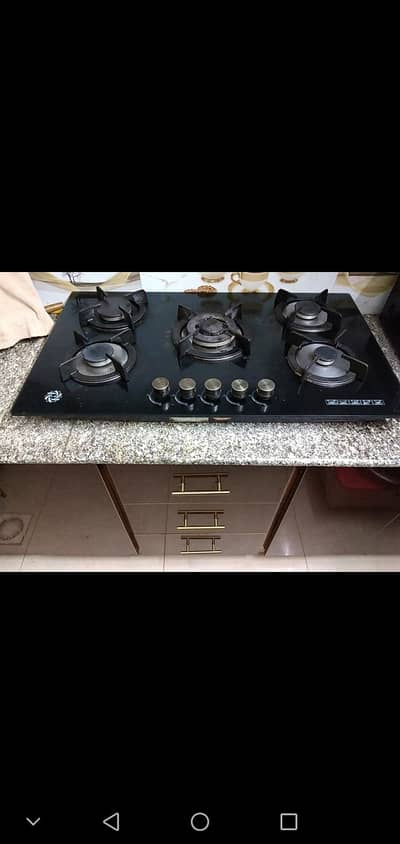 5 burner hob
