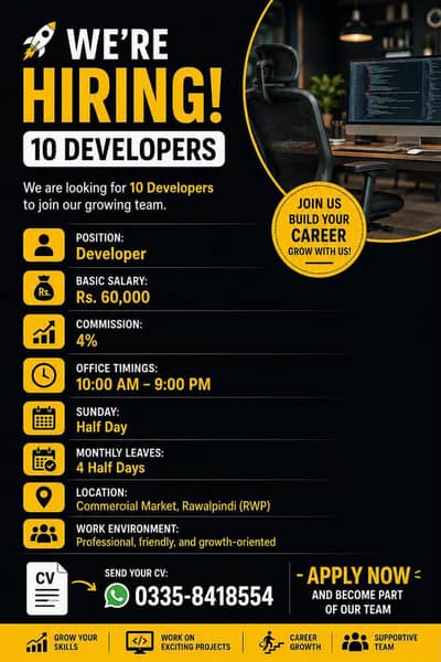 Need smart and hardworking agents