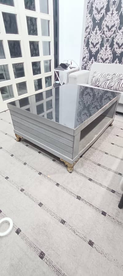Customized double center table (4 feet x 3 feet) very heavy