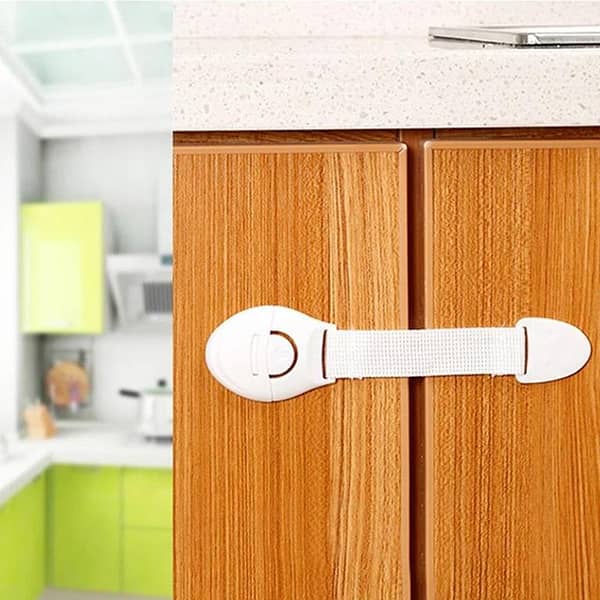5pcs Child Baby Safety Cabinet Locks Children Wardrobe Drawers Lock Baby Security Proof Child Cabinet Lock for Child Protection