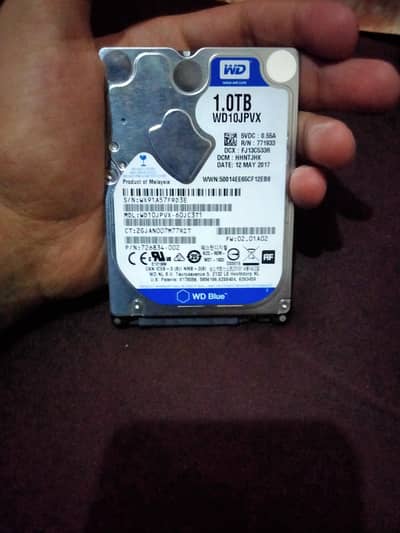 1tb Hard 100% health sata 2.5 WD