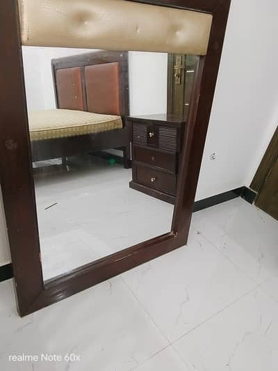 Wooden mirror