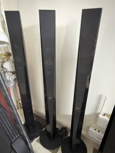 Sony 5.1 Channel Home Theater 4 Tower Speakers Subwoofer DVD