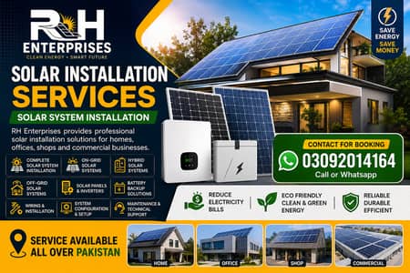 Solar Panel Installation | On Grid, Hybrid & Off Grid Solar Systems