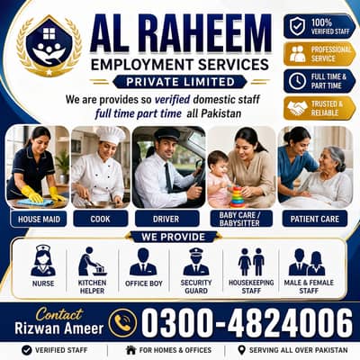 Filipino Maids, Nannies Patient Care Staff Cook Driver Nurse Available